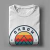 Oxbow Oregon Fishing Summer Men's T Shirt Mountain Novelty Tee Shirt Short Sleeve Crewneck T-Shirt Cotton Classic Clothes