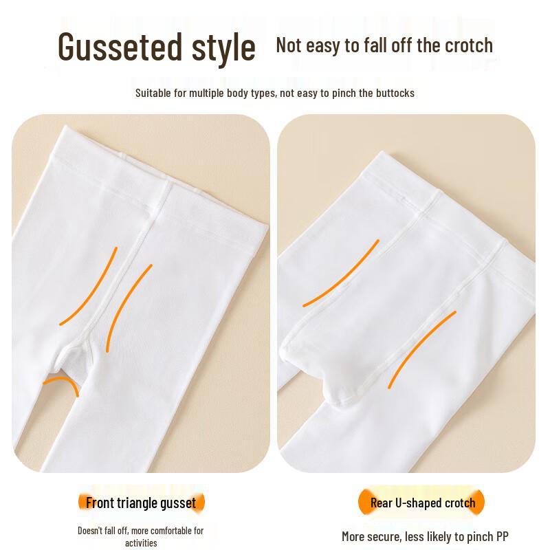 MIIOW Kids' Fleece-Lined Dance Tights
