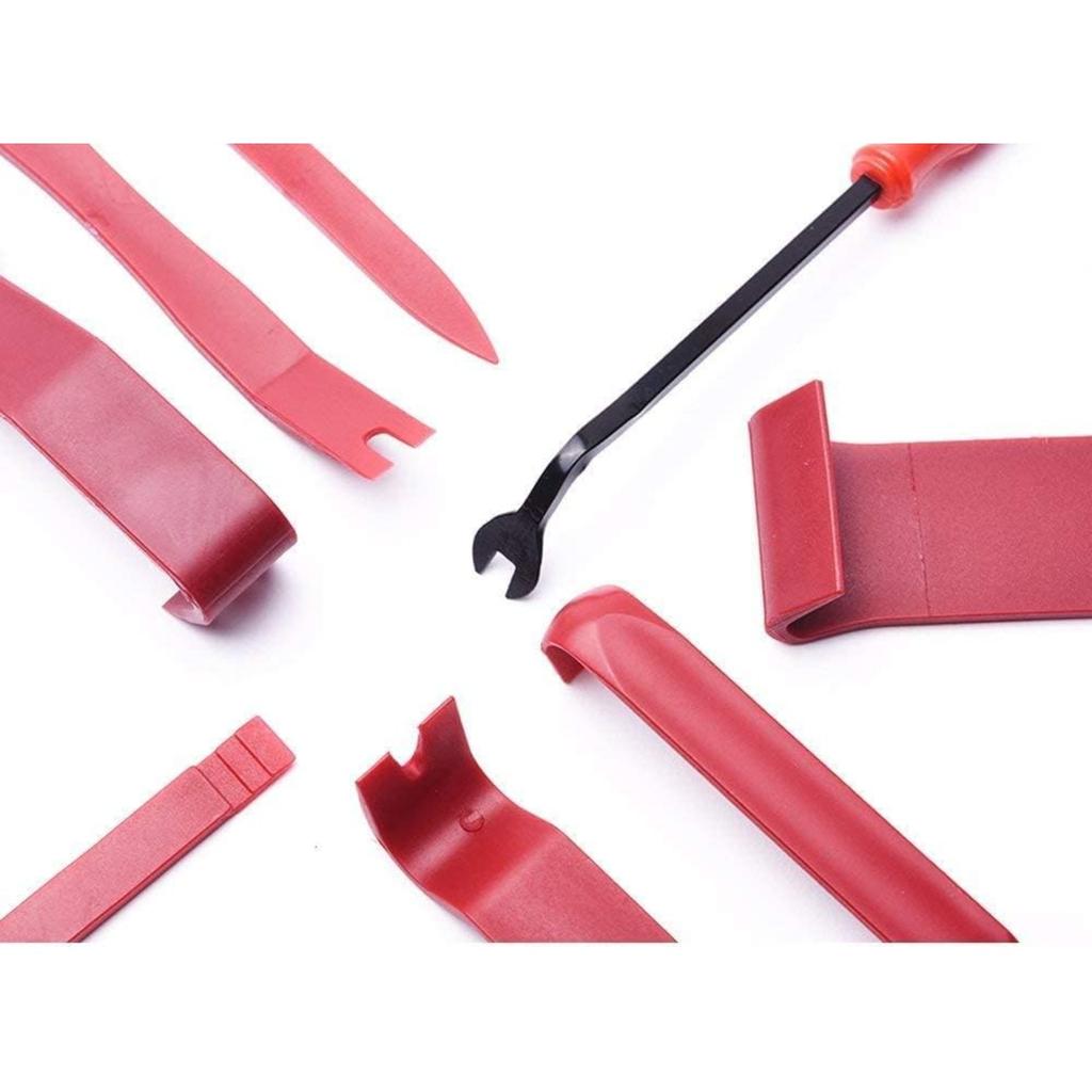 8-teiliges Demontagewerkzeug für die Türverkleidung, zum Entriegeln von Auto-Audio-Armaturenbrettern, Türverkleidungen und Fenstern, Formwerkzeugsatz