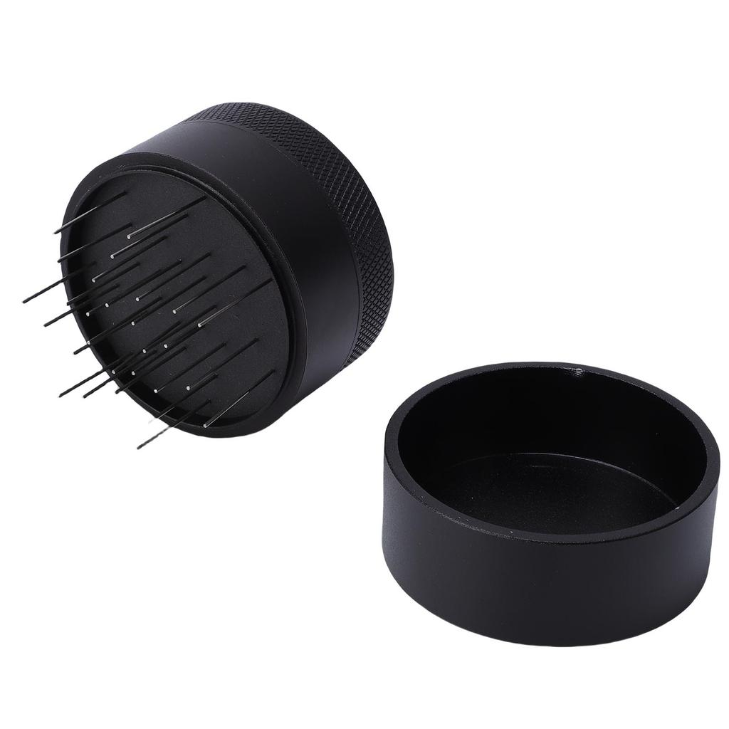 Coffee Cloth Powder Needle 28 Needles Coffee Powder Distributor Stirrer Tool with Base for Home Cafe