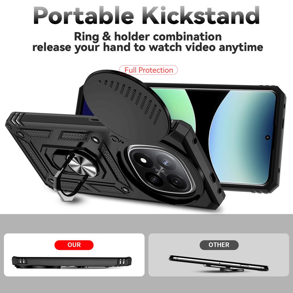 Phone Cover Hard Armor Case for Xiaomi Redmi Note 15 Pro 5G Note14 Note 14 Pro Plus 4G Note15 Drop Protection Accessories