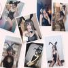 Womens Bunny Costume Girl Suit Senpai Cosplay Anime Role Costume One Piece Bodysuit Stockings Set Less