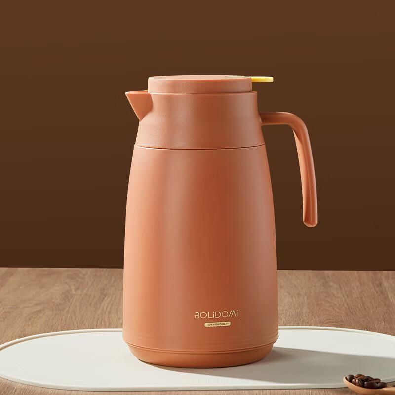 BOLIDOMI W-CY/L1 Orange Stainless Steel Insulated Kettle