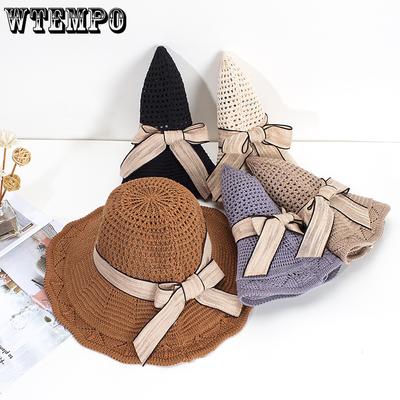 Women's New Knitted Sun Hat Women's Sun Hat Korean Version Breathable Fisherman Hat