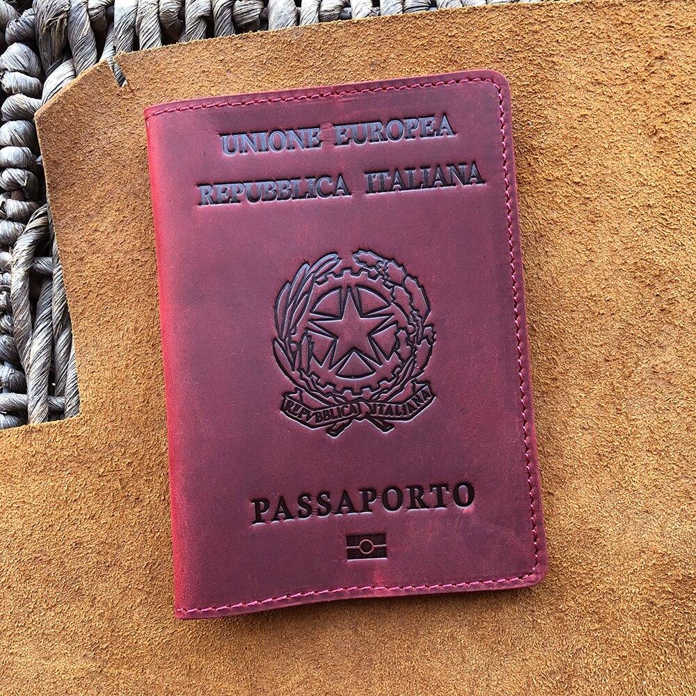 Housse Passeport En Cuir Synthétique - Protection Passeport, Format 10x14cm, Noir Ou Bleu Foncé, Unisexe
