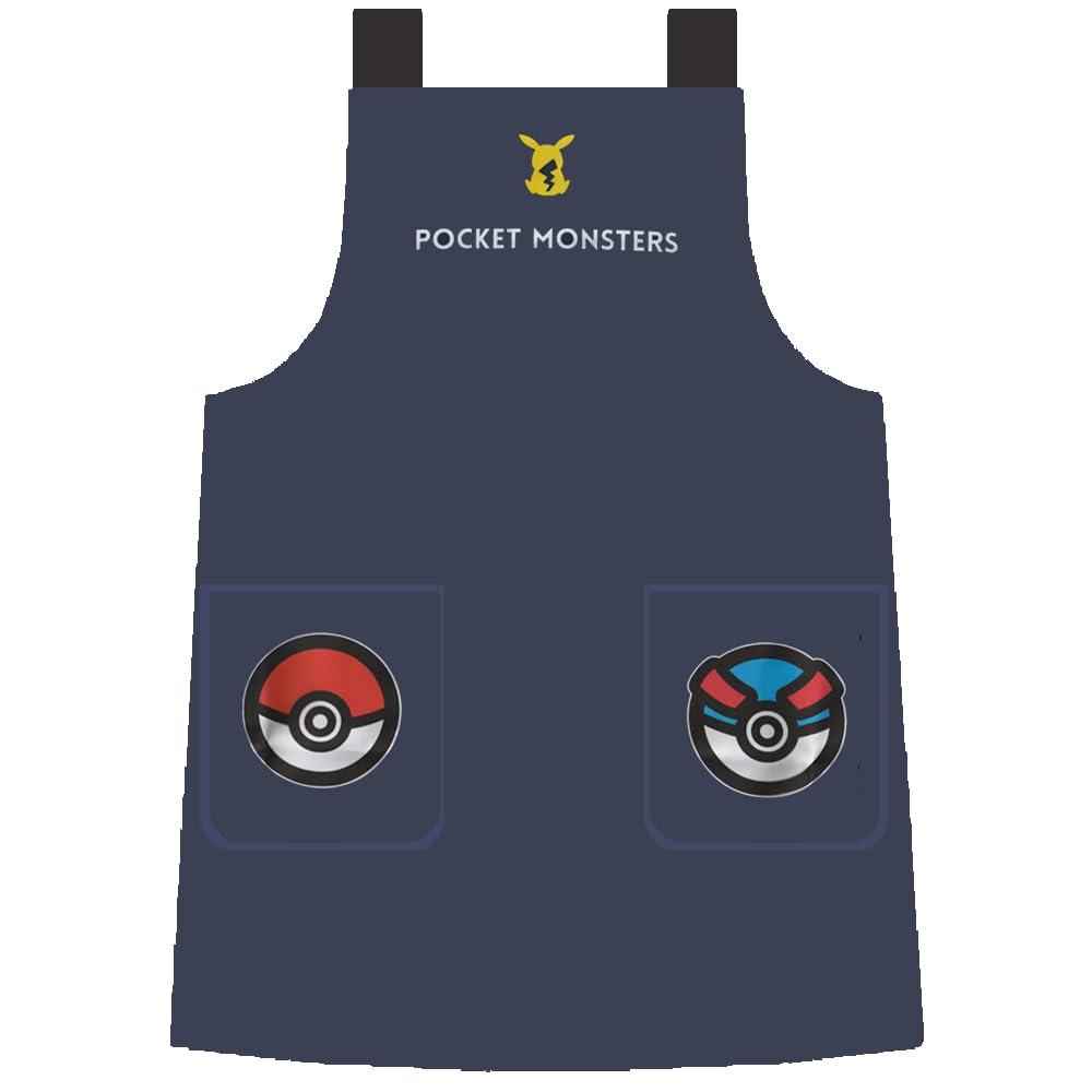 

Apron Pokemon Pokemon Ball Transfer Navy 130cm [Salonje] 46805-29 Children s