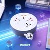 Universal Socket Power Strip – Portable Extension Cord with 2-Meter Cable, EU Plug, Multi-Outlet Charger