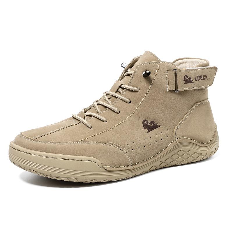 Autumn and Winter Men's and Women's Casual Plus Velvet Short Boots