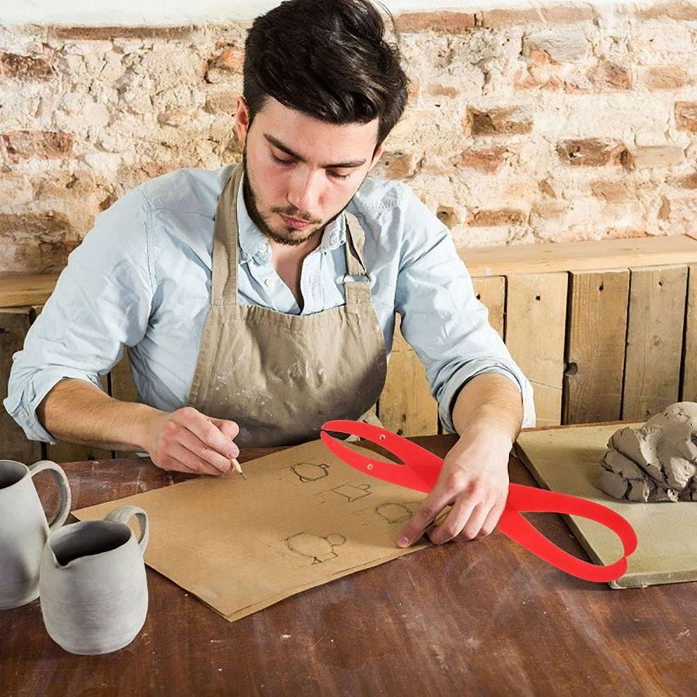 Measure Diameter Plastic Clay Measuring Pottery Tool Clay Sculpture Ceramic Measuring Tool
