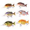 10cm Multi-jointed Bionic Plastic Lure, 14g Hard Bait for Mandarin Fish and Bass.