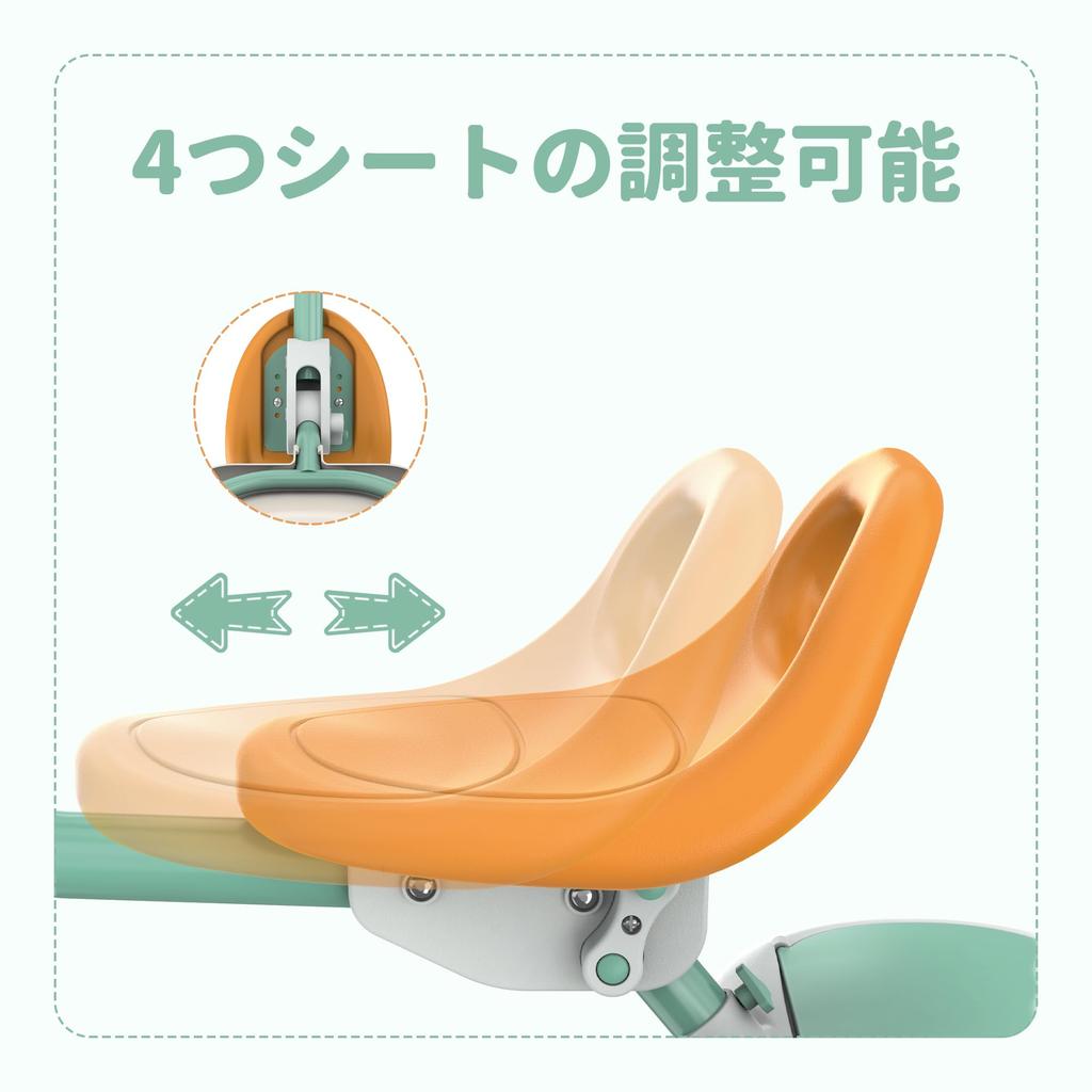 Besrey Kids Tricycle with Storage Tricycle for Ages and Ages Running Toy for Kids Celebration Green Bell, 2-in-1 1, 2, 3, 1-5, Bike, Ride-on Toddlers,