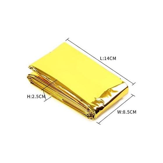 Disaster Prevention Goods Bivouac Zack Sheet Emergency Sheet Waterproof Thermal Insulation Disaster Insulation Storm Evacuation Climbing Outdoor