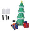 Inflatable Christmas Tree Xmas Santa Claus Christmas Decoration With LED Party Props Outdoor Holiday Party Garden Lawn Decor