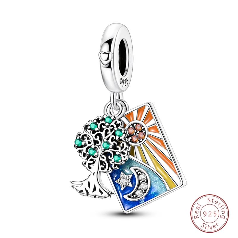 Sweety Copper Cake Poodle Crown Flowers Lover Luminous Charms Beads Fit 3Mm Bracelets Diy Fine Jewelry Making