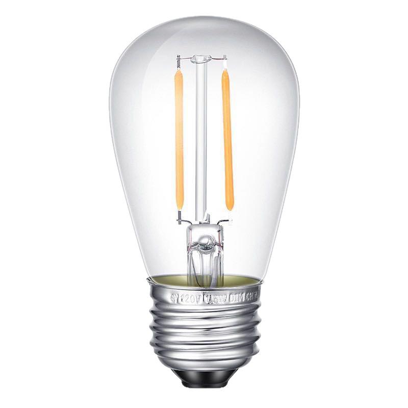 Edison S14 LED Bulb, E27 Screw Base, Outdoor Landscape Camping Light