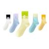 Gradient Socks, Spring and Autumn Cotton Socks, Boneless Mid-calf Sports Socks, Paired with Yoga Pants, Academic Style Long Socks for Women
