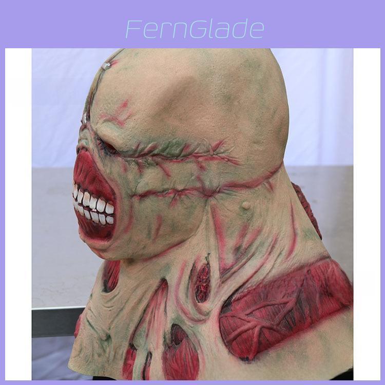 Halloween Spookhuis Latex Volgelaatsmasker Voor Feest- En Kostuumplezier
