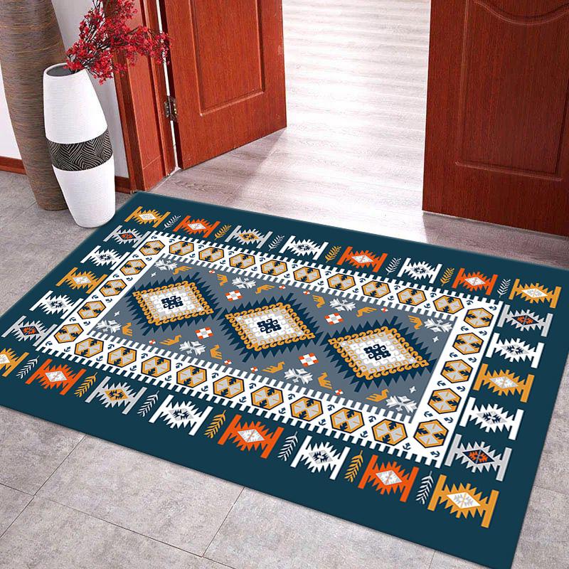 Retro etnický styl koberec vstupní rohožka do dveří obývací pokoj ložnice koberec ke konferenčnímu stolku protiskluzová oděruvzdorná rohožka ke dveřím