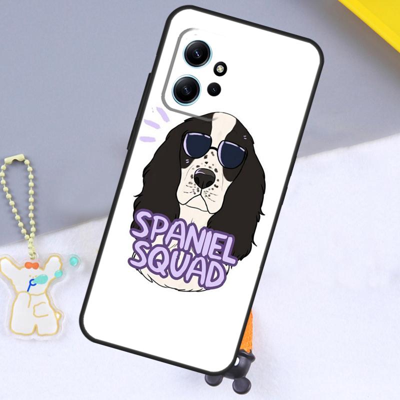 Cartoon Cocker Spaniel Case For Xiaomi Redmi Note 14 13 9 10 11 12 15 Pro Plus Cover For Redmi 15 C 13C 12C 10C 14C