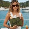 Bella borsa da donna borsa portaoggetti da donna portatile borsa da toilette materiale per immersioni borsa per cosmetici impermeabile