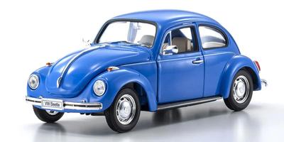 Kyosho WELLY VW Käfer Hardtop Blau Fertigprodukt WE22436BL1 1/24