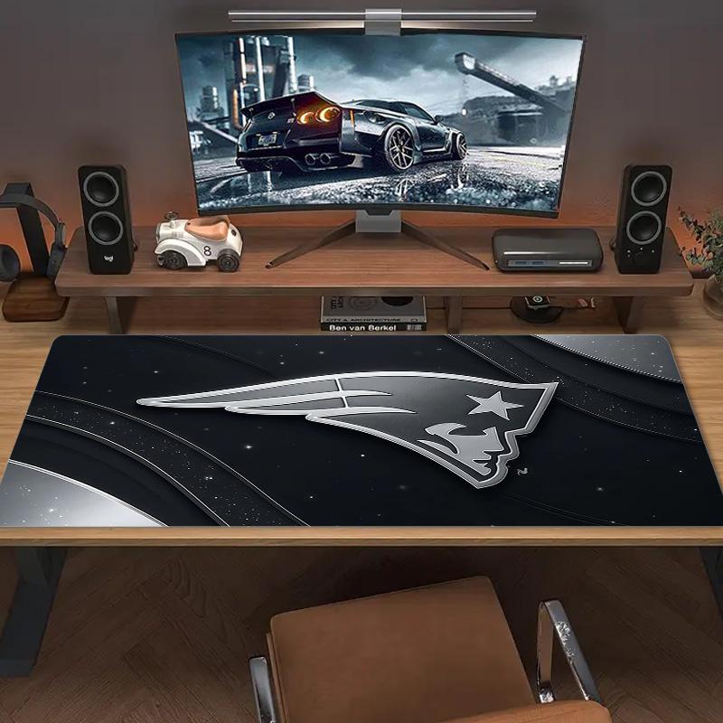 New England Patriots2 Print Cushion Non-slip Laptop Tablet Big Mousepad XXL Mat Mini PC Playmat With Lock edge