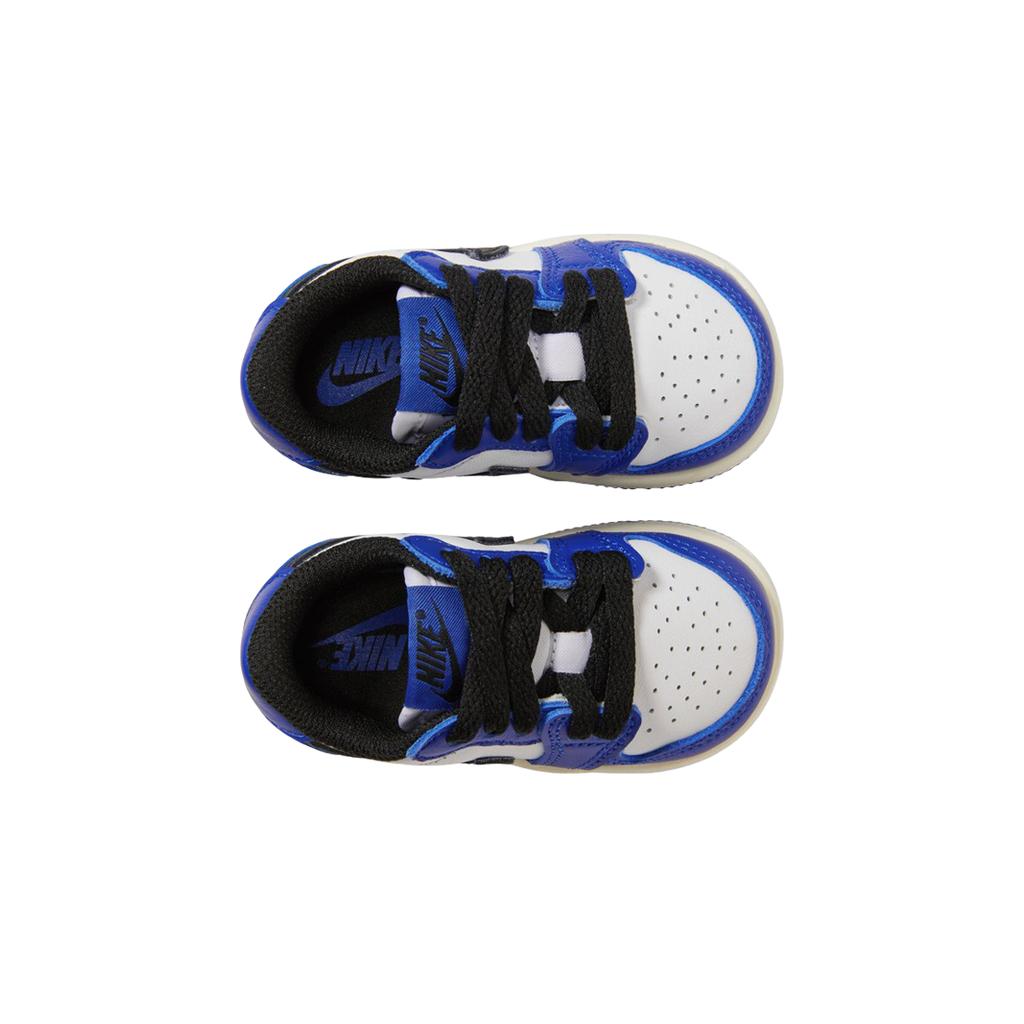 Air Jordan 1 Retro Low OG TD Game Royal Sneakers dla niemowląt Niebieskie Białe Czarne FQ5435-140