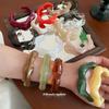 Acrylic Smudge Irregular Opening Bracelet Simple Small Fresh Bracelet Niche High-end Sen Ins Jewelry