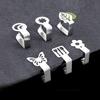 1Pz Clip Grafica per Tovaglia in Acciaio Inossidabile Clip a Farfalla per Tovaglia Clip per Tovaglia, Clip Fissa Multiuso ad Alta Elasticità Anti-movimento
