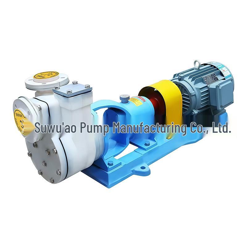 FZB Fluoroplastic Self-Priming Centrifugal Pump for High-Temperature Hydrochloric Acid Transfer
