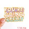 Cartoon Cup/Letter Slogan Embroidered Patches Hats Jackets Embroidery DIY Iron On Patches For Clothing Thermoadhesive Patches