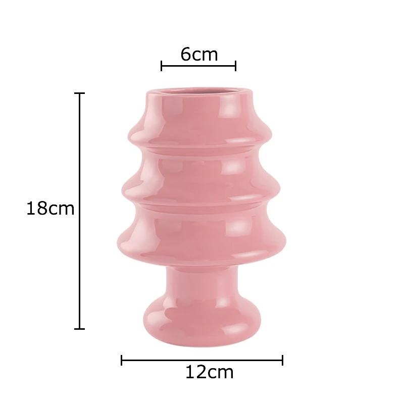 Creative Xmas Decorative Ceramic Vase Christmas Tree Shape Vases Table Decoration Flowers Arrangement Room Aesthetic Decor