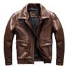 2025 Men's Slim Fit Lapel Leather Jacket - Autumn/Winter Collection