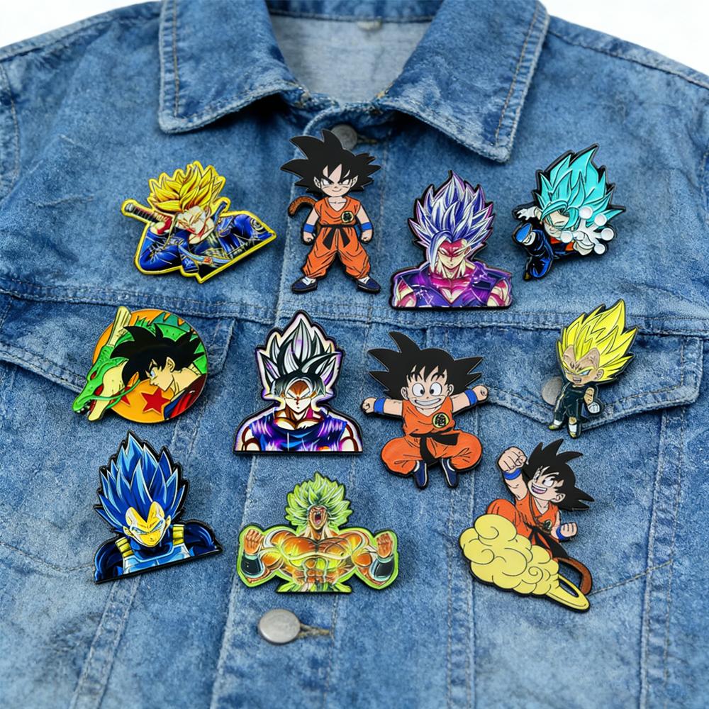 Anime Brooches for Women Cartoon Enamel Pins Lapel Pins for Backpack Metal Badges Fashion Jewelry Accessories Decoration Gift