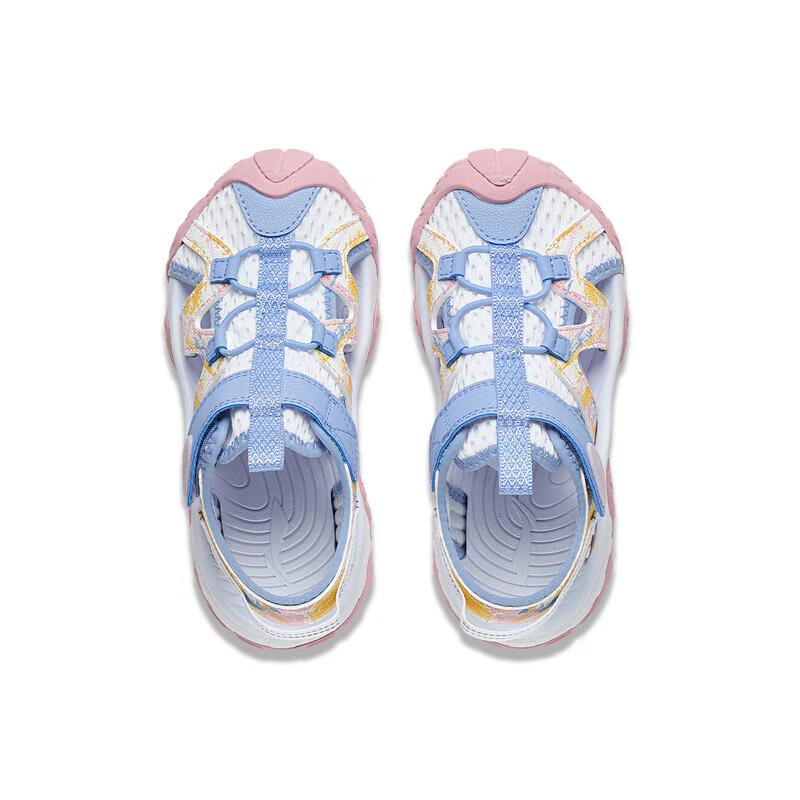 Li Ning Kids Trekking 1.5 Sports Trend Lightweight Shock Absorbing Non-Slip Sandals Kids sandals New-Aurora-Blue YKKT004-2