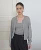 Majone M Basic Knit Cardigan_Gray