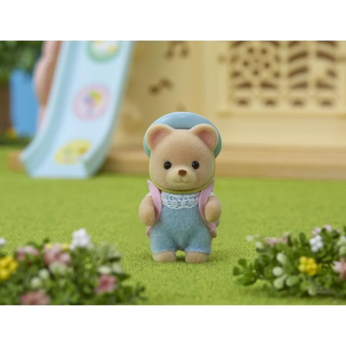 SYLVANIAN FAMILIES - Bébé Ours - Mini-univers - Mixte - Avec Chapeau et Sac