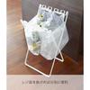 Tower Garbage Bag & Shopping Bag Stand Tower White