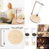 QX2E Swing Display Shelf Rack Meditation Board Relaxing and Healing Pendulum Board