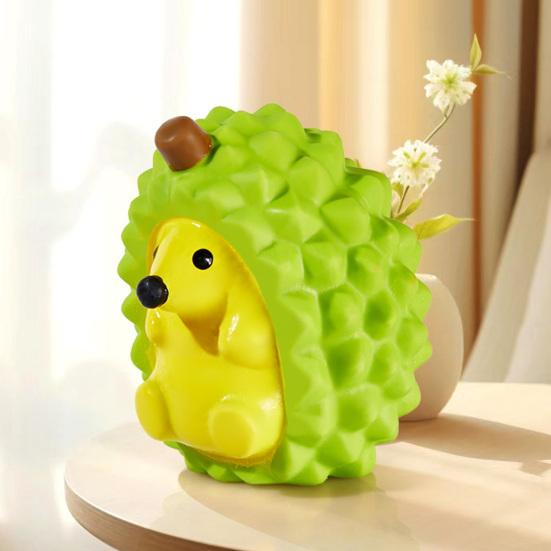 Pet Toy Molar Teeth Guard Soft Tough Chew Toy Cartoon Fruit Animal Design Bite-Resistant Tooth Cleaner Dog Toy with Built-in Sound