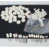100 Pcs Felt Polishing Wheel Wool Pad Grinding Sanding Head Abrasive Buffing Wheel Shank Cotton Thread Polishing Mini Brush