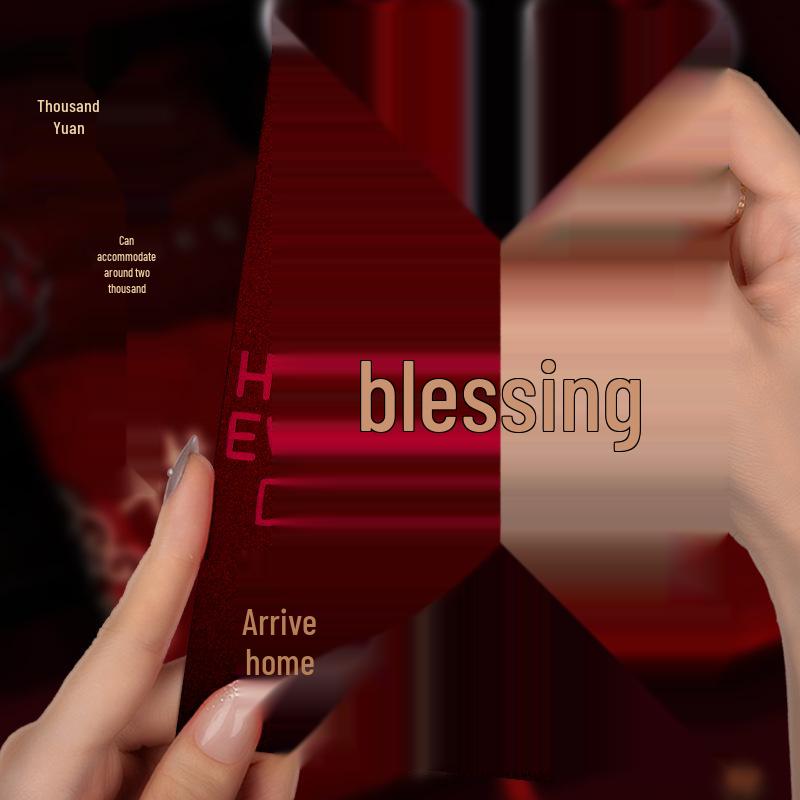 Large Festive Red Envelope: Auspicious New Year Money Gift for Prosperity and Luck