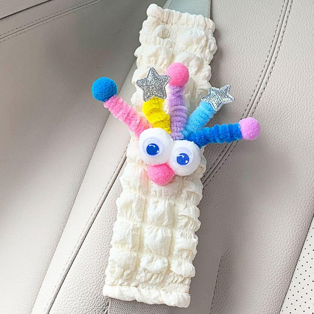 Quirky Car Insurance Belt Comfortable Anti-slip Cover Fashions Seat Belt Shoulder Pads  Female
