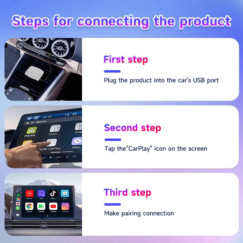 Carlinkit Tbox Uhd Sm6225 Android 13 8Gb 128Gb Hdmi Android 13.0 Wireless Ai Box Carplay Dongle Car Play Adapter for Netflix