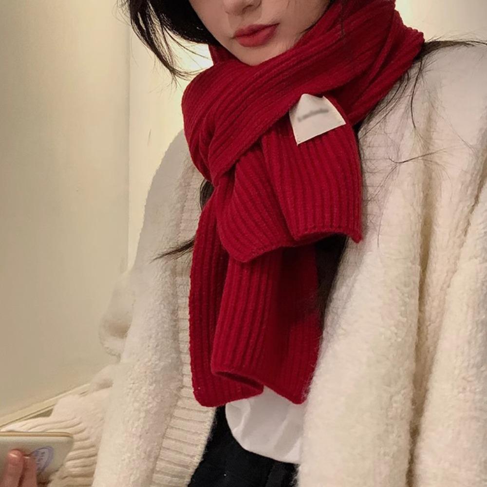 Windproof Warm Scarf Solid Color Thermal Neck Warmer New Skiing Motorcycle Scarf  Outdoor