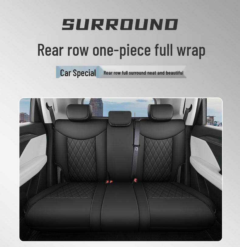 Wuling Xingchen Leather Seat Cover - All-Season, Full-Surround, Universal Fit for 5 Seats