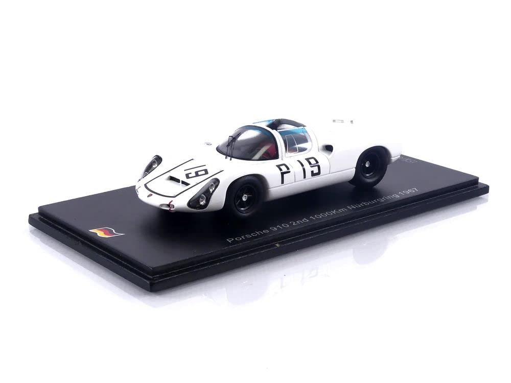 

Spark National Model Porsche 2nd place 1000km Nurburgring 1967 Coke 1/43 910#19 P. Hawkins/G.