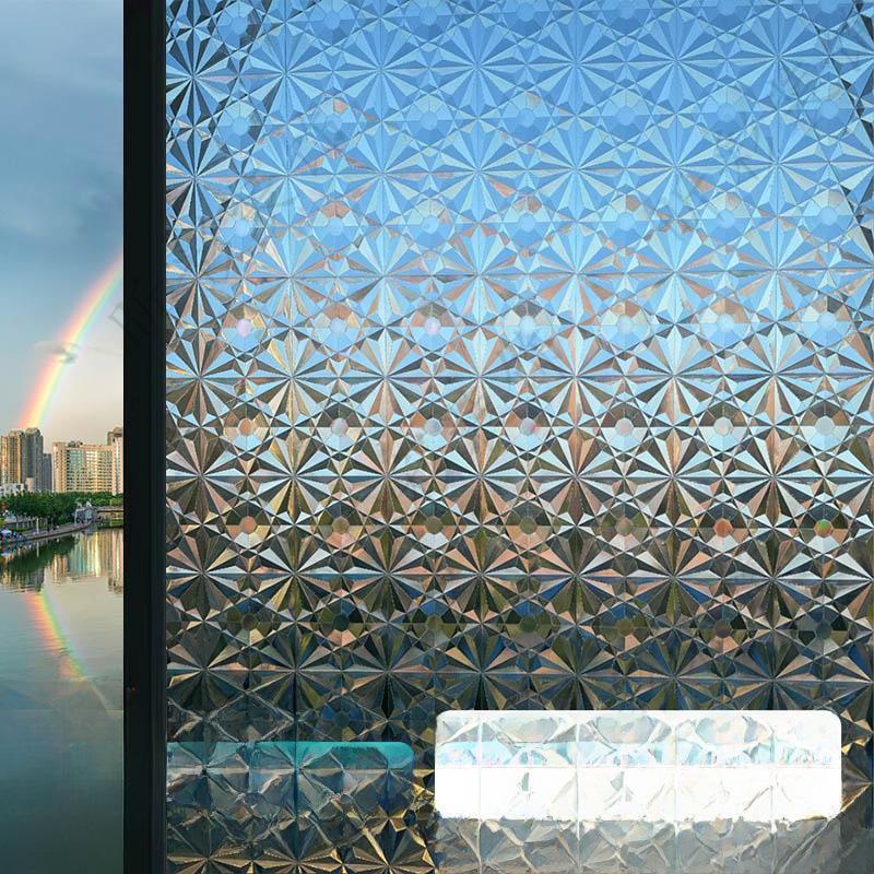 Light-transmitting Frosted Glass Stickers – Privacy Sunshade for Living Room & Bedroom Windows