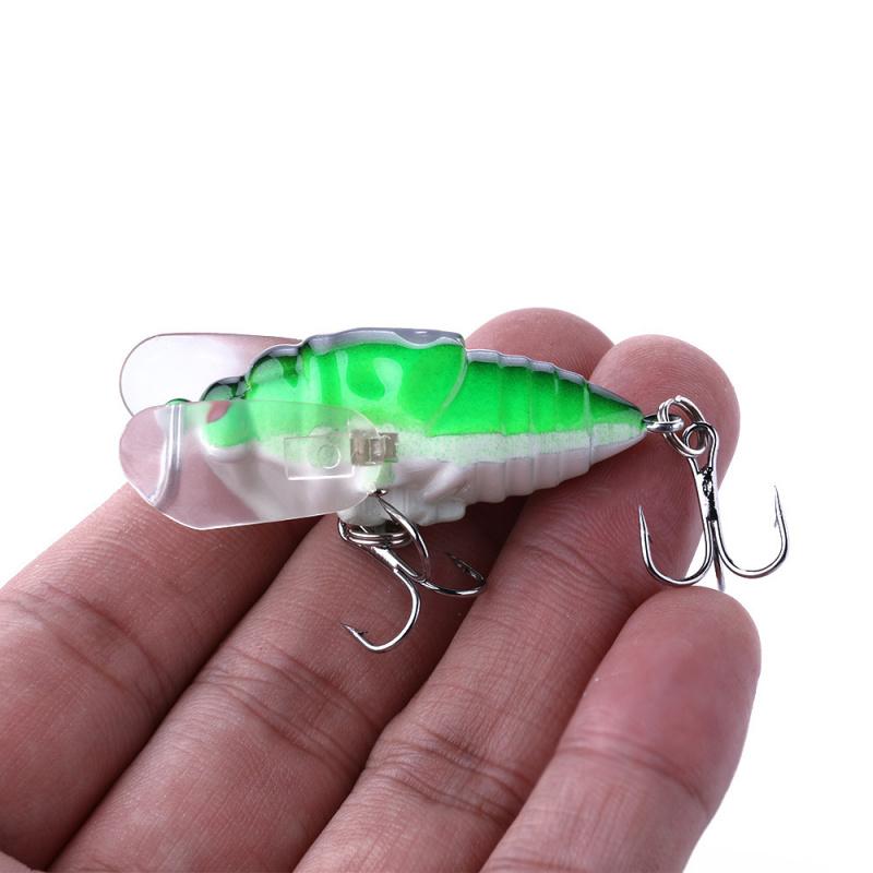 8Bionic Cicada Lure Hook Bait4CM6GFloating Water Freshwater Fishing Bait Fishing Gear Fishing Supplies