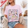 Be Kind To All Kinds Shirt Retro Animal And Insect Lover Biology Teacher Kindness Tees Unisex Summer Clothes